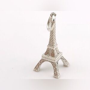 Tiffany & Co. Retired Rare Vintage 925 Sterling Silver 3D Eiffel Tower Charm
